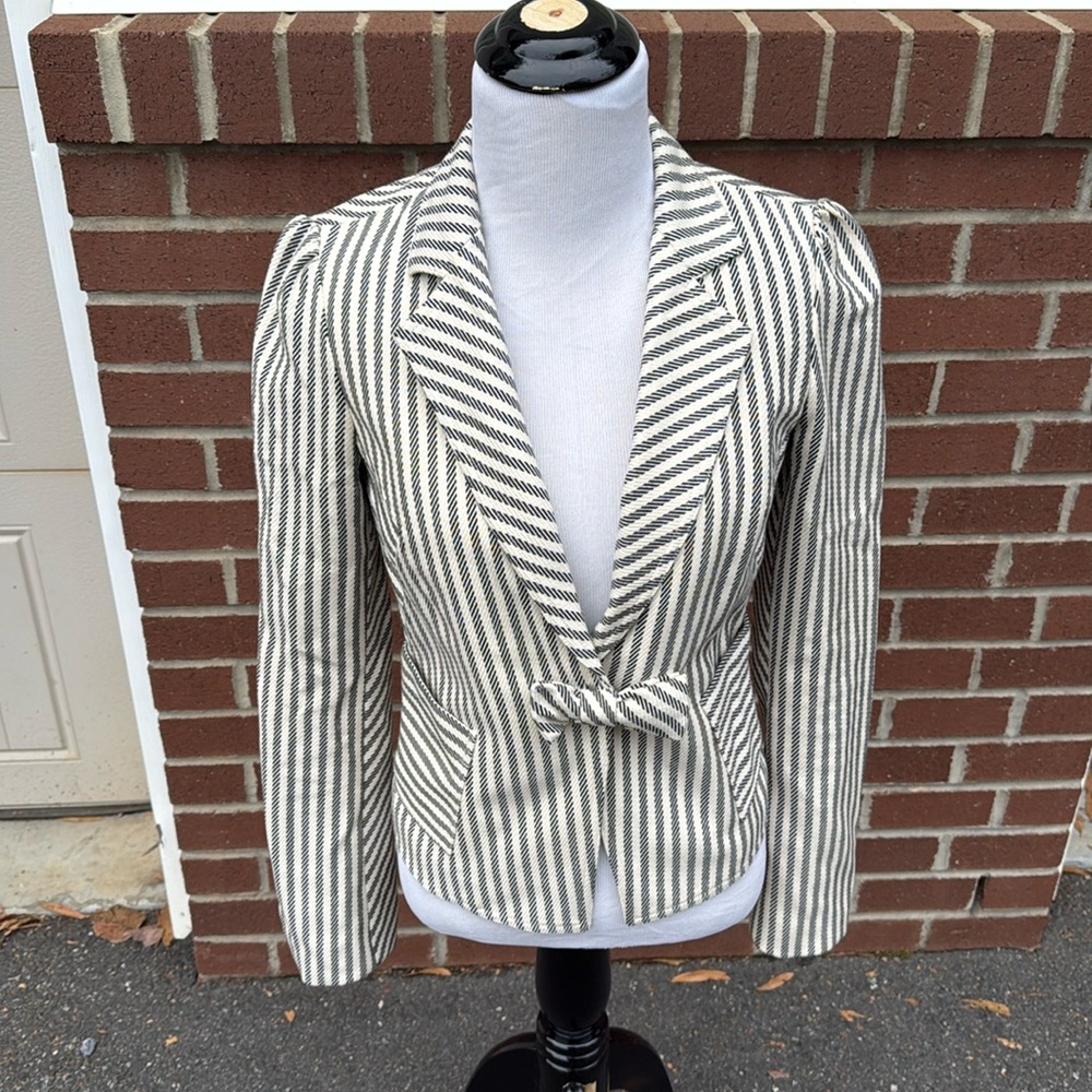 DVF puff shoulder blazer